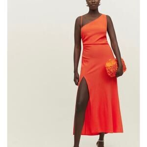 Reformation 8 Amani maxi dress Hot Day red